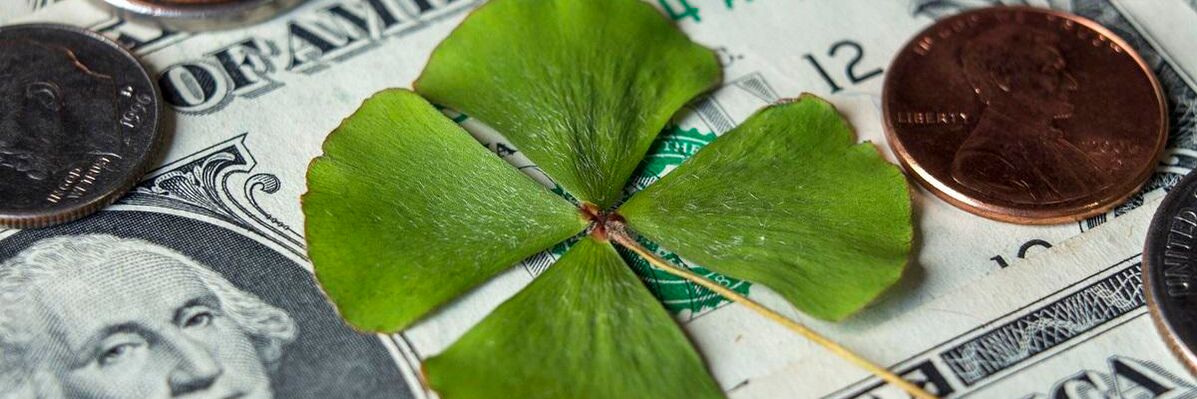 four-leaf clover as an amulet of fortune