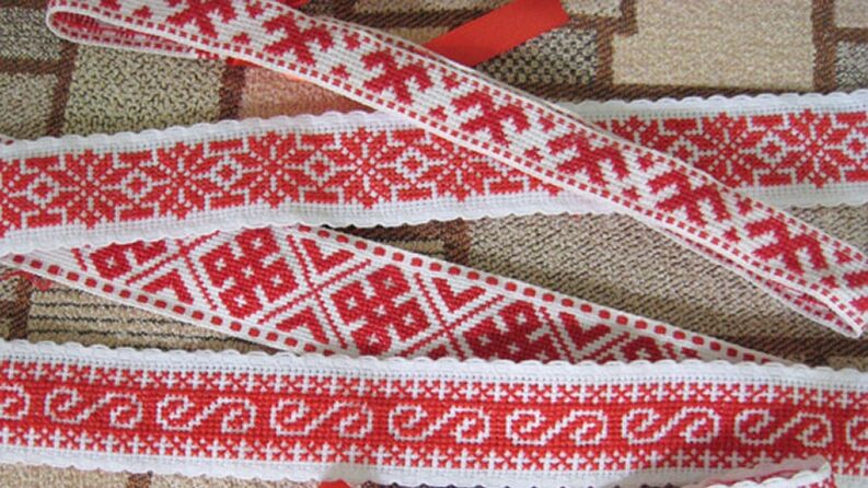 protective tape with Slavic symbols