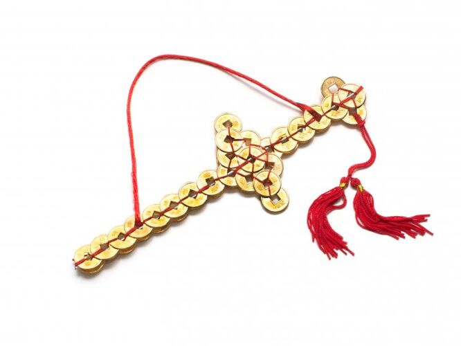 coin sword to attract wealth