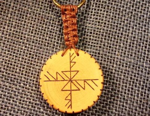 Mill rune amulet for financial well-being